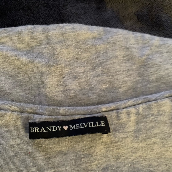 Grey Brandy Melville Tube Top - Picture 2 of 2